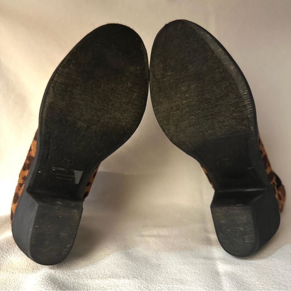 Etc. Animal Print Ankle Boots 9 - Picture 5 of 7